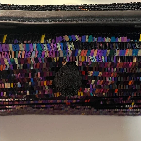 Kurt Geiger Multicolor Sequin Shoulder Bag🖤💜💙🩷 - Picture 4 of 12